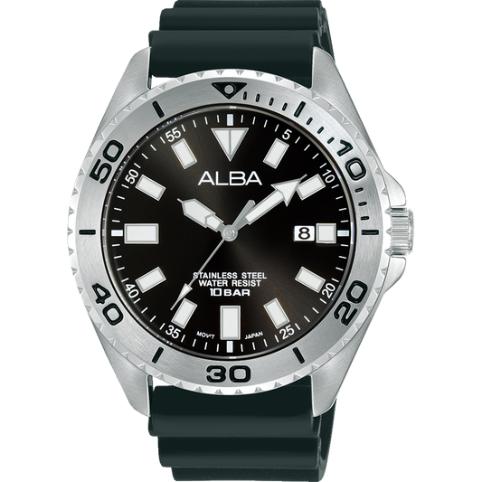 Alba Men's Stainless Steel Swim Watch AS9Q49X1