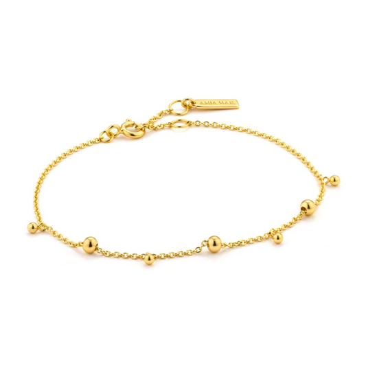 Ania Haie Gold Modern Drop Balls Bracelet B002-03G