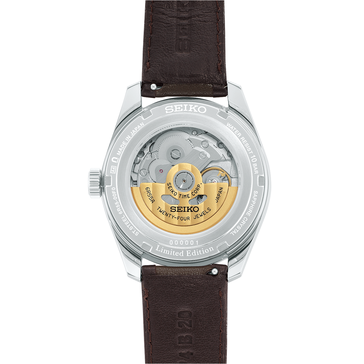 Seiko Presage 'Sharp Edge' Automatic Watch White Textured Dial Limited Edition SPB413J1