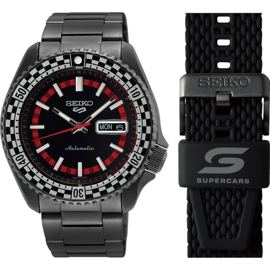 2024 SEIKO 5 SRPL01K SUPERCARS Collaboration Limited Edition Watch PREORDER