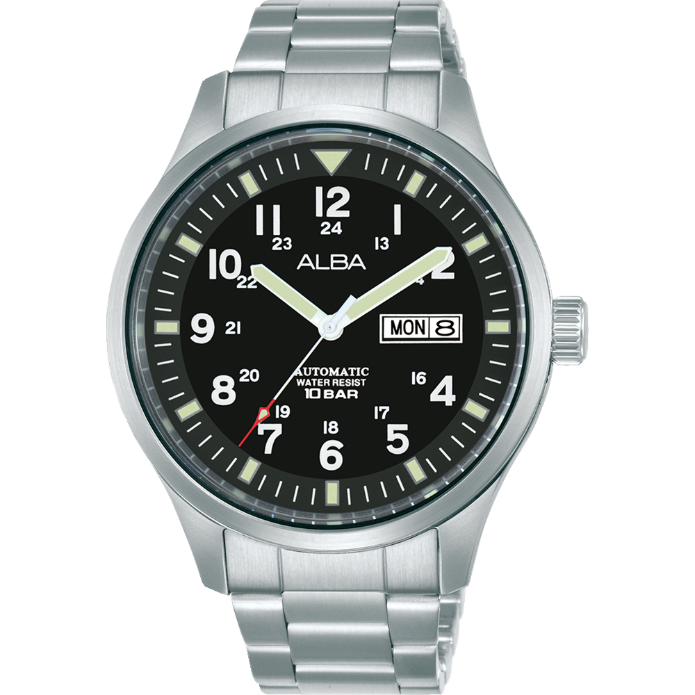 Alba Active Men's Automatic Watch with Black Dial AL4213X1