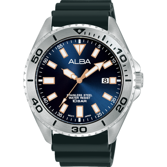 Alba Men's Stainless Steel Swim Watch AS9Q47X