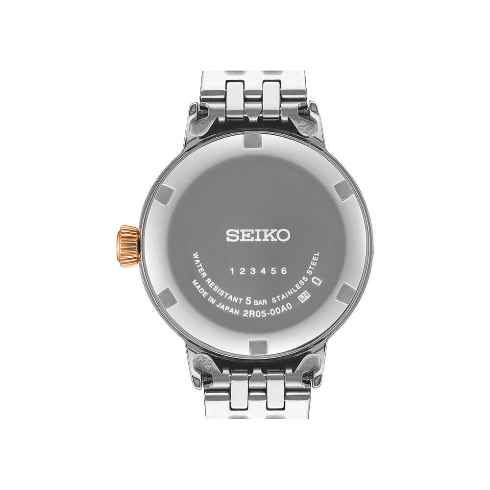 Seiko Ladies Presage Diamond Set Automatic Watch SRE009J