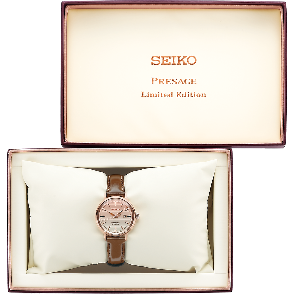 Seiko Presage Pinky Twilight Cocktail Time Limited Edition Ladies Automatic Watch SRE014J