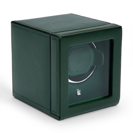 Wolf Cub Watch Winder with Green cover